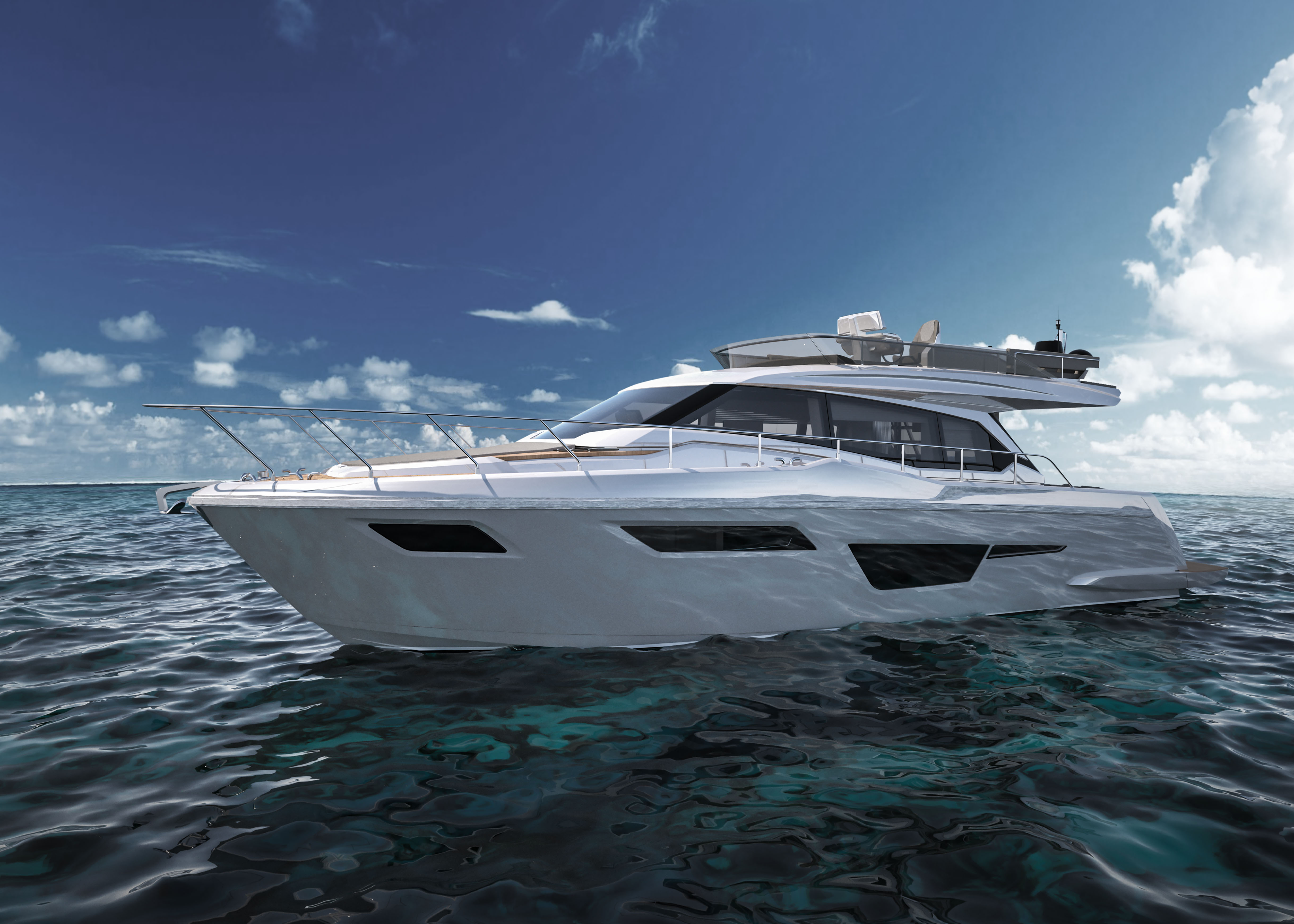 ferretti yachts 500 review